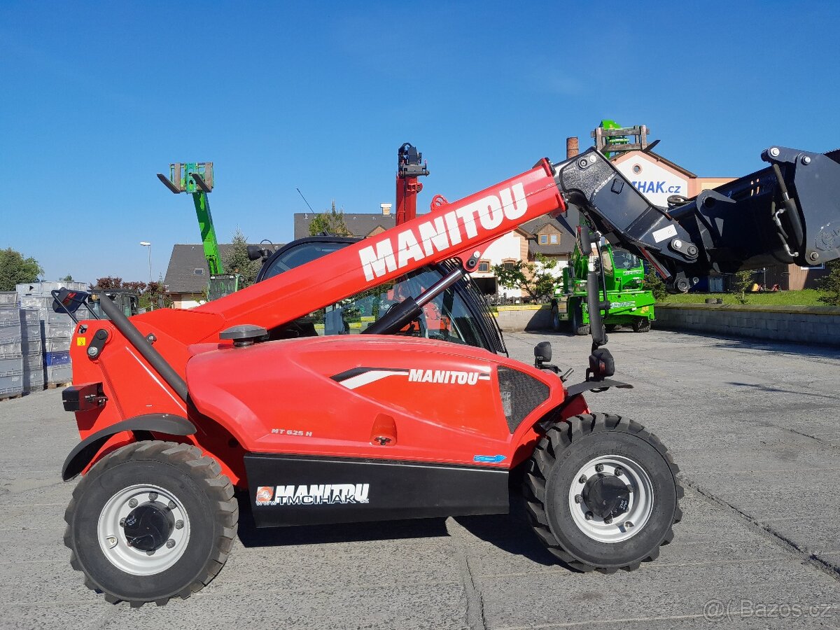 Teleskopický manipulátor Manitou MT625 jen 650h - 2