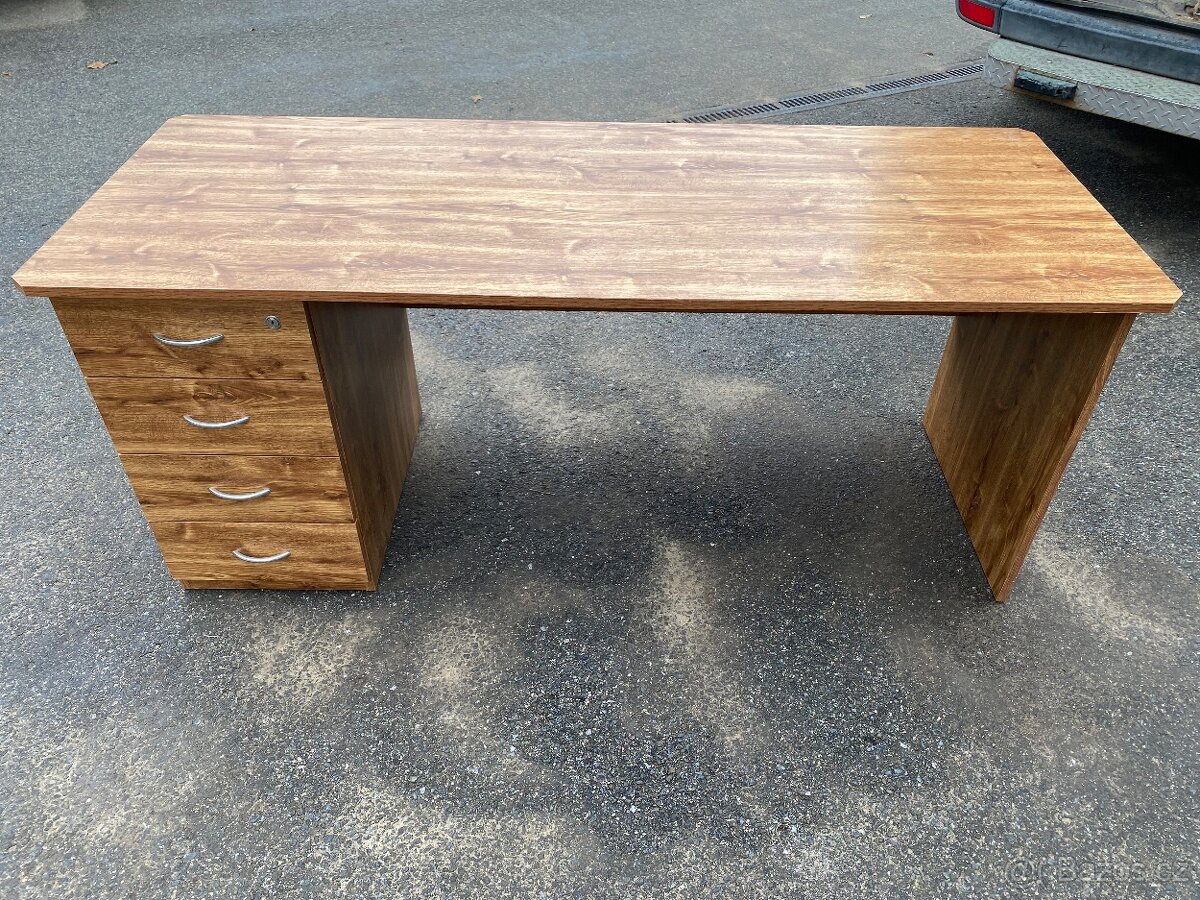 Kancelářský stůl, pěkný, včetně šuplíků; více kusů i dekorů - 2