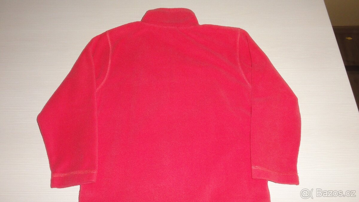 Flessová mikina ,mikina s kapucí a svetřík vel. 122 - 2