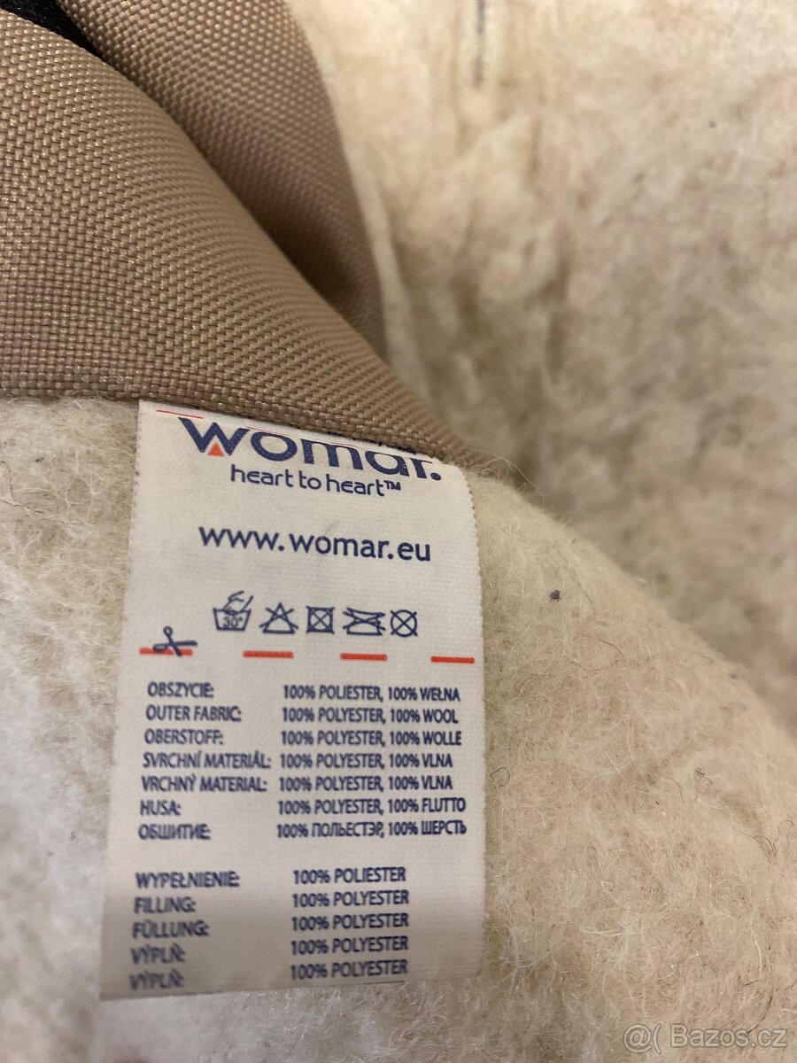 Womar fusak z ovčí vlny SPACÍ PYTEL - 2