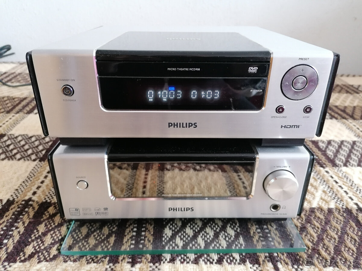 HiFi system PHILIPS MCD 908/12 - elektronkovy zesilovac - 2