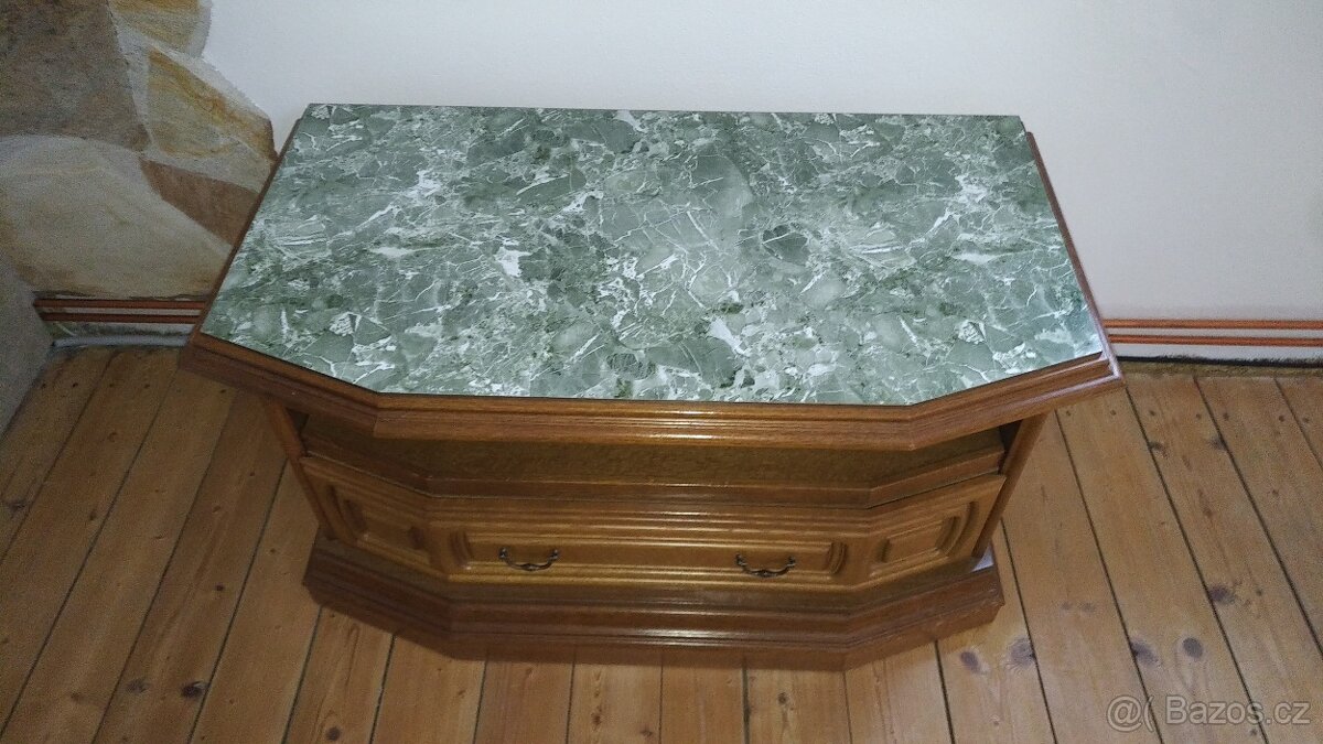 Televizní stolek Masiv Buk - 2