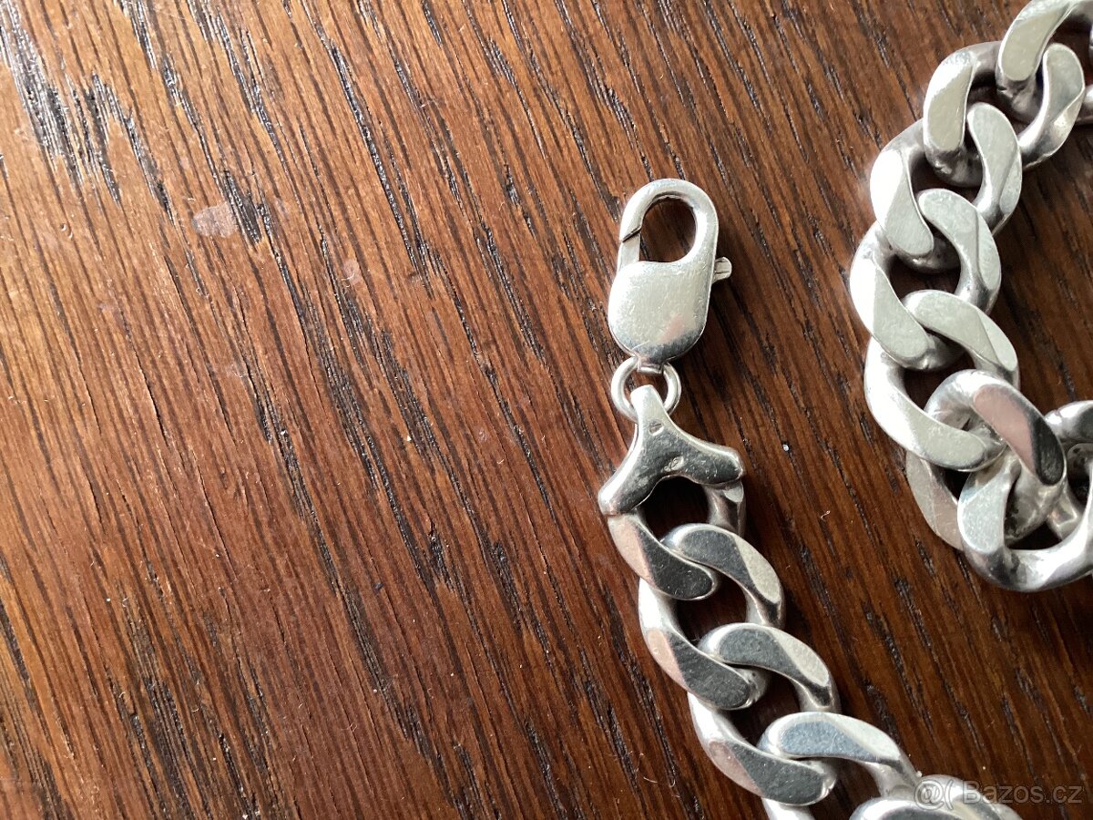 Masivni stribrny retizek - 2