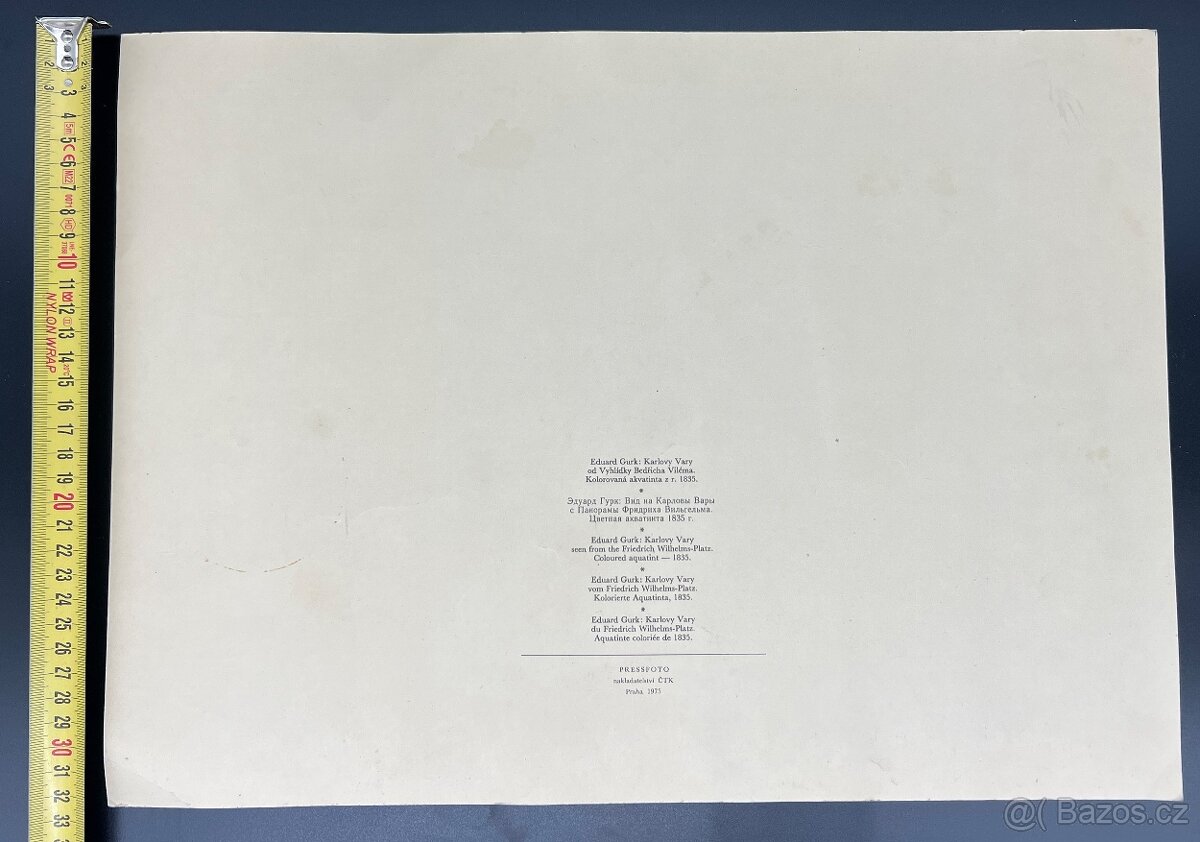 Reprodukce Eduard Gurk – Karlovy Vary (Pressfoto 1975) - 2