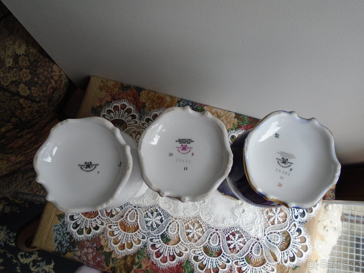 Pirken Hammer Váza zlacená značená. - 2