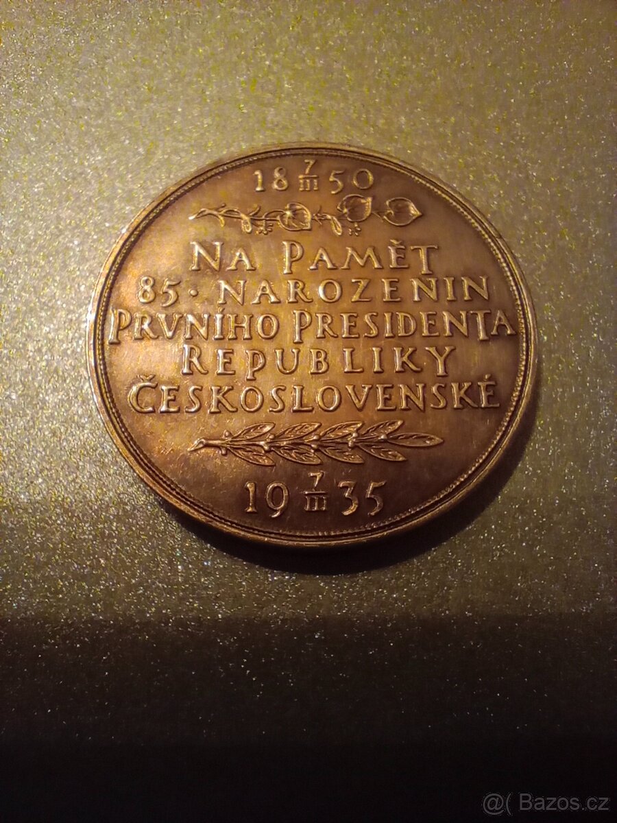 Menší medaile T.G.M. - 2