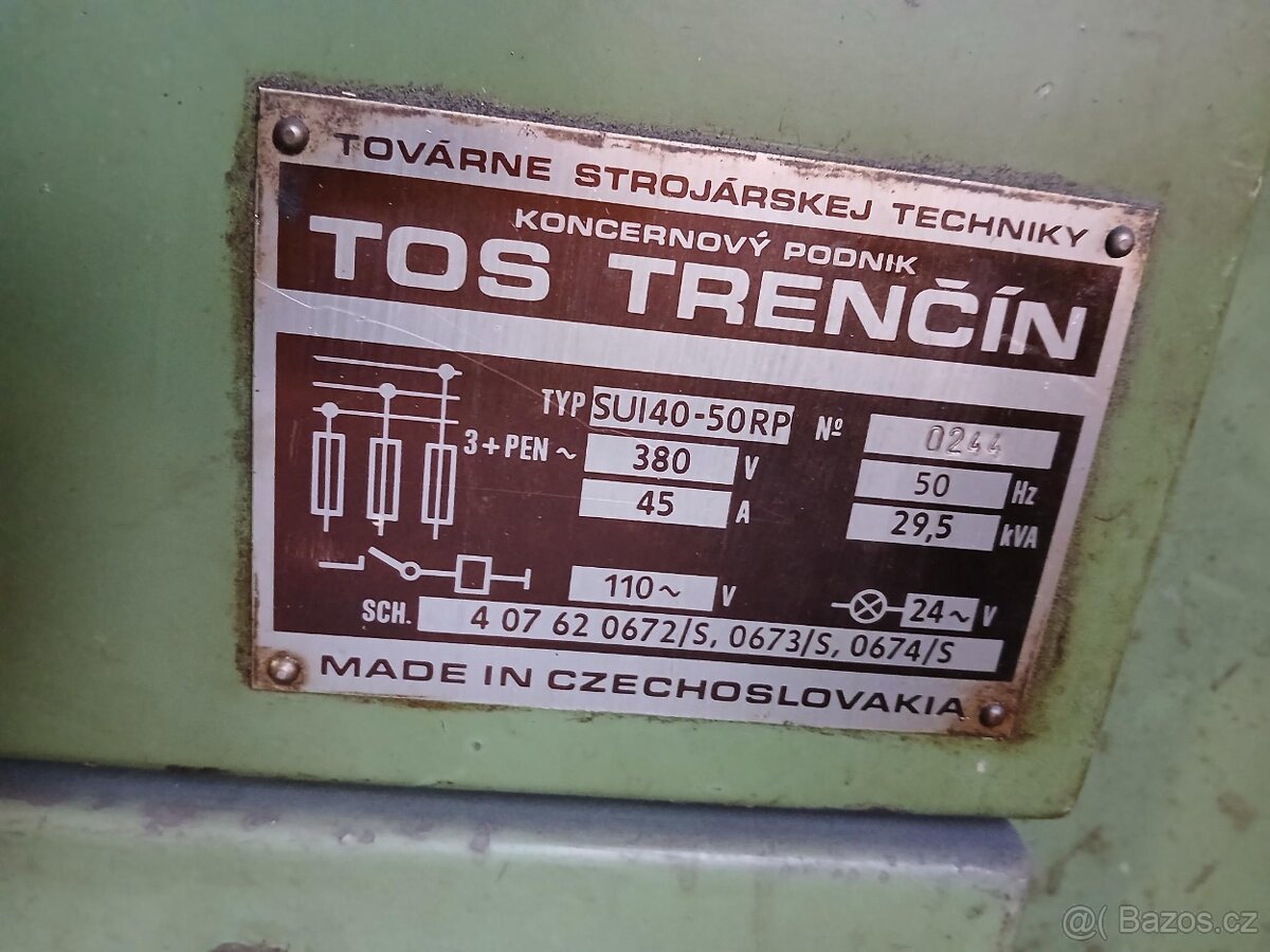 Soustruh SUI 40/1000 - 2