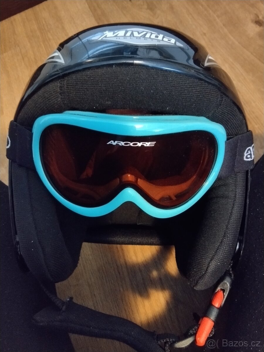 Dětská helma +brýle - 2