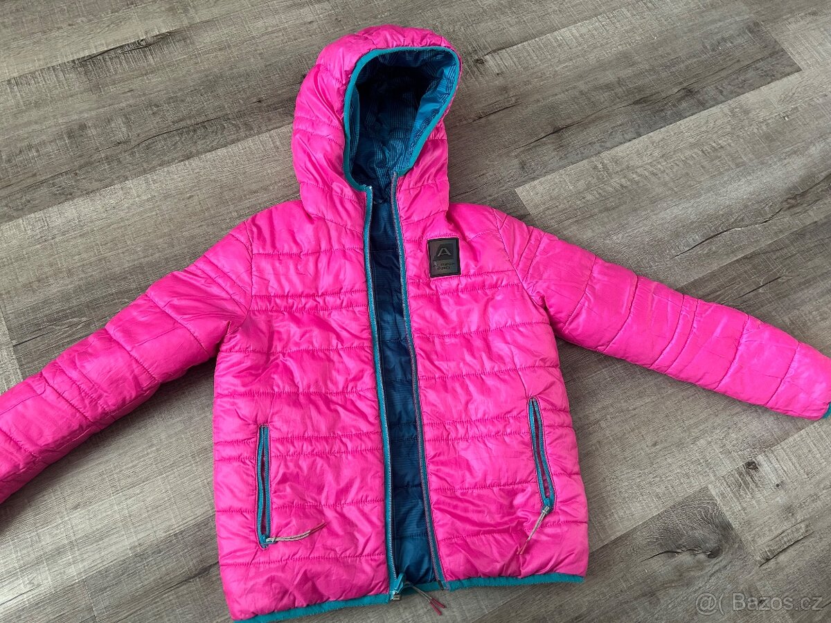 Oboustranná bunda Alpine Pro, vel. 122-128 - 2