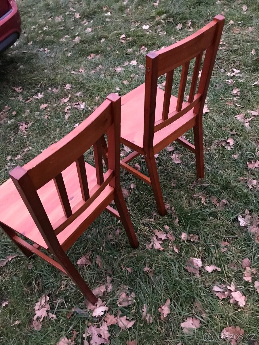2 židle masiv - 2