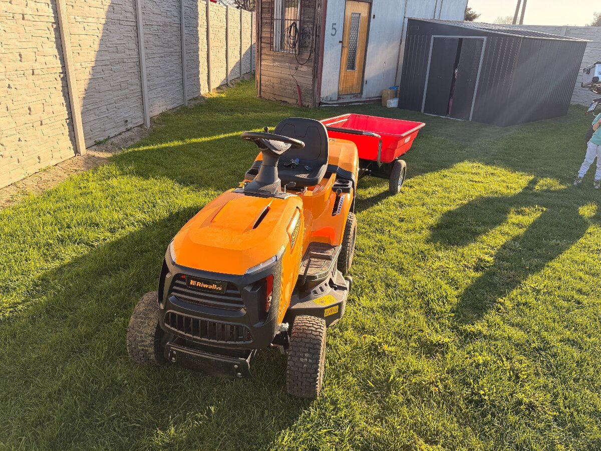 Riwall PRO RLT 92 HRD + sklopný vozík - 2