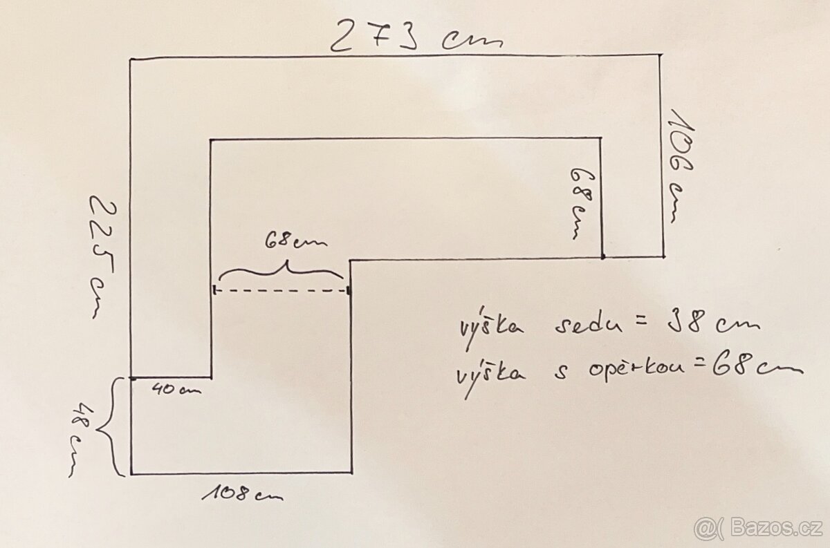 Kožený gauč na prodej - 2