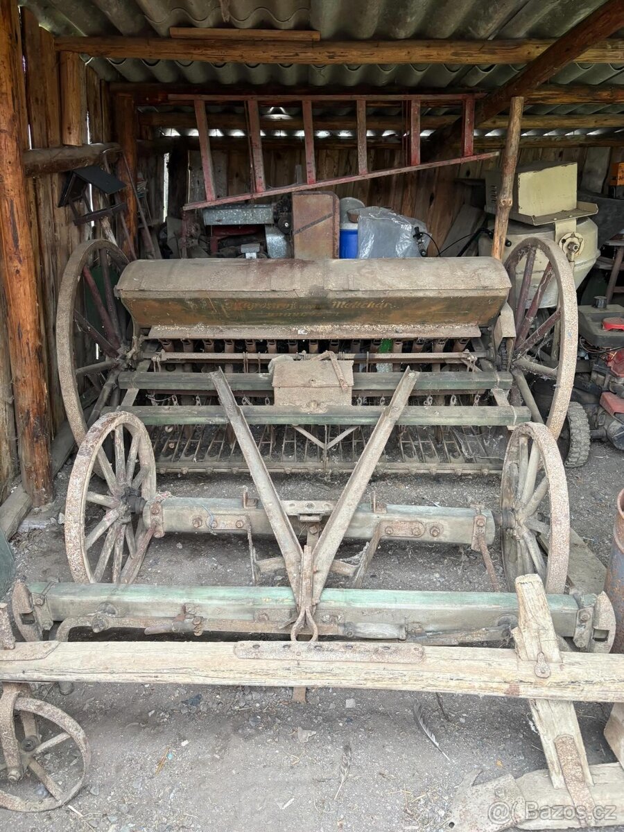 Historická koňská sečka Agrostroj Melichar - 2