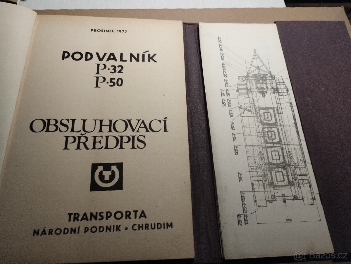 Podvalník P35-P50,obsluhovací předpis,výkresy - 2