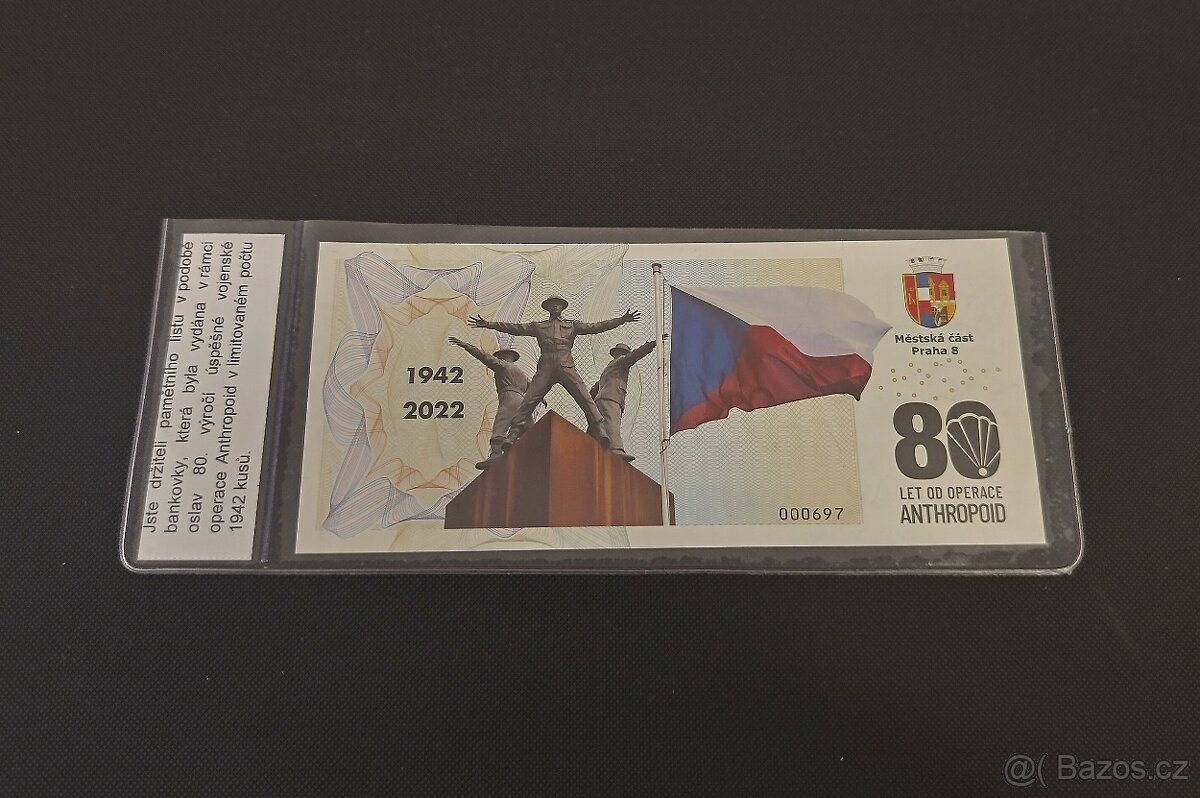 80. výročí operace ANTHROPOID STC UNC - 2