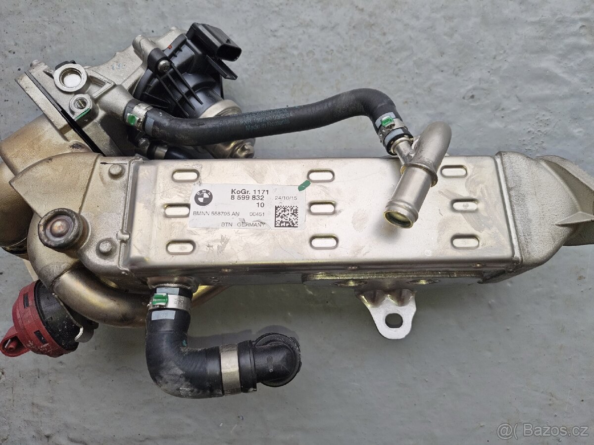 EGR ventil a chladič BMW 11718599832 motor B57 - 2
