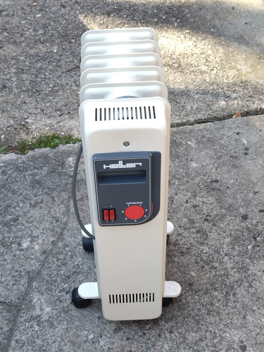elektrický olejový radiátor zn. HELLER - 2