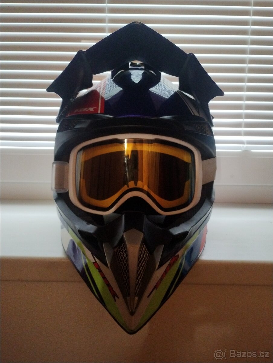 Moto CROSS helma Fox