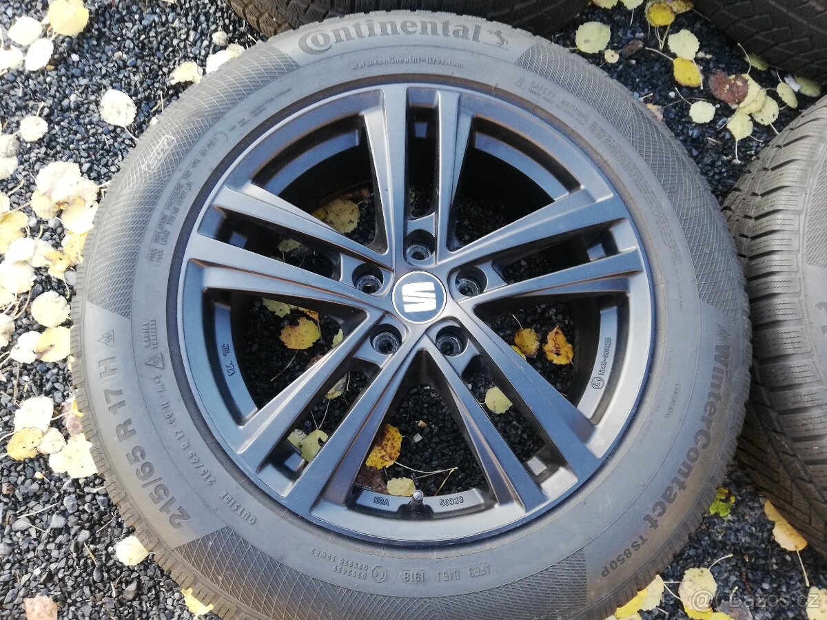 alu Škoda Kodiaq,Seat Taracco,VW Tiguan, zimní 215/65/17 - 2
