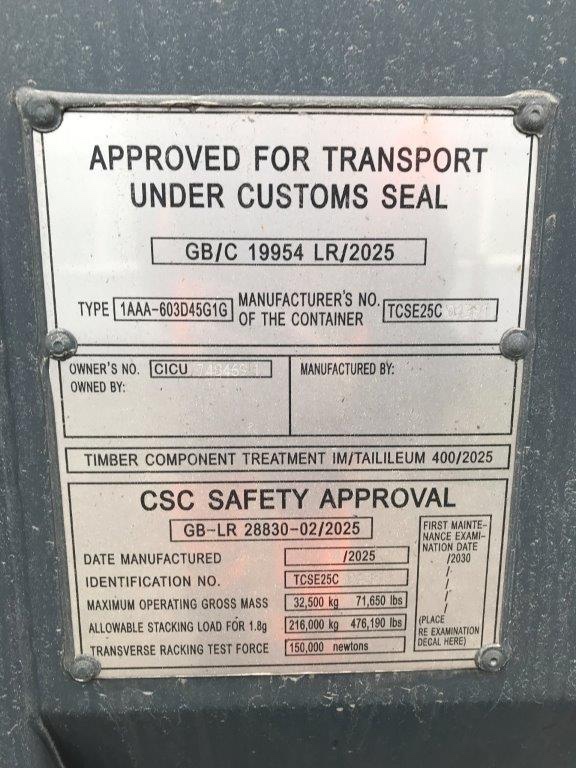 Nový lodní kontejner 40HC - 2