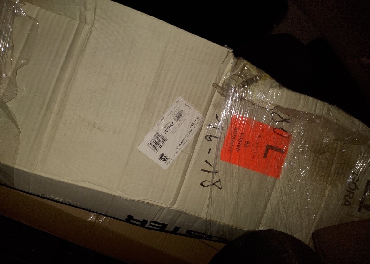 Interierové dveře rámové nové, antracit +úzká skla - 2