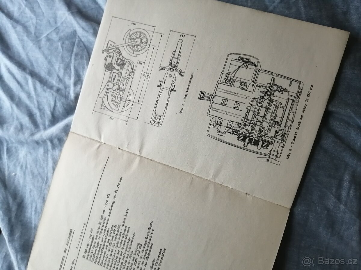 ČZ 250/471 sport v nemcine - 2