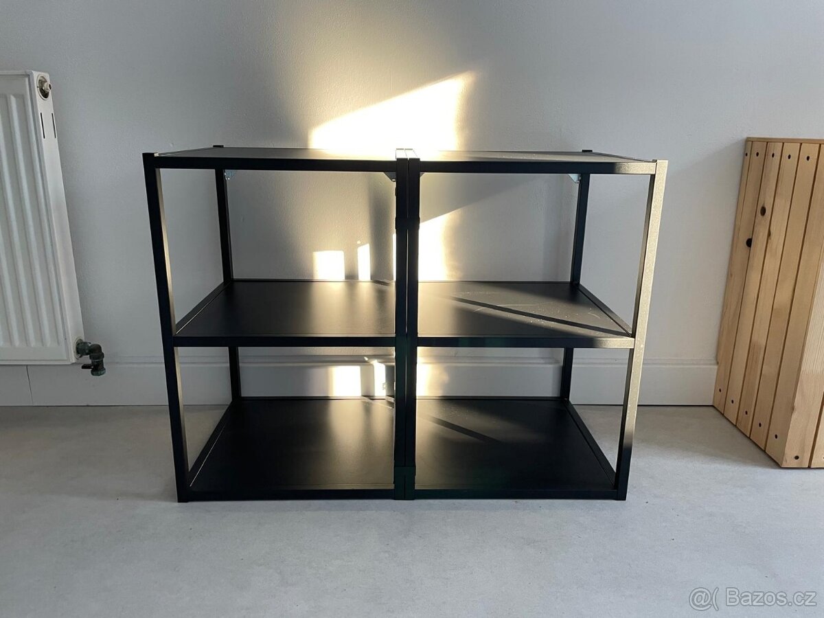 IKEA ENHET skříňky s policemi, antracit - 2