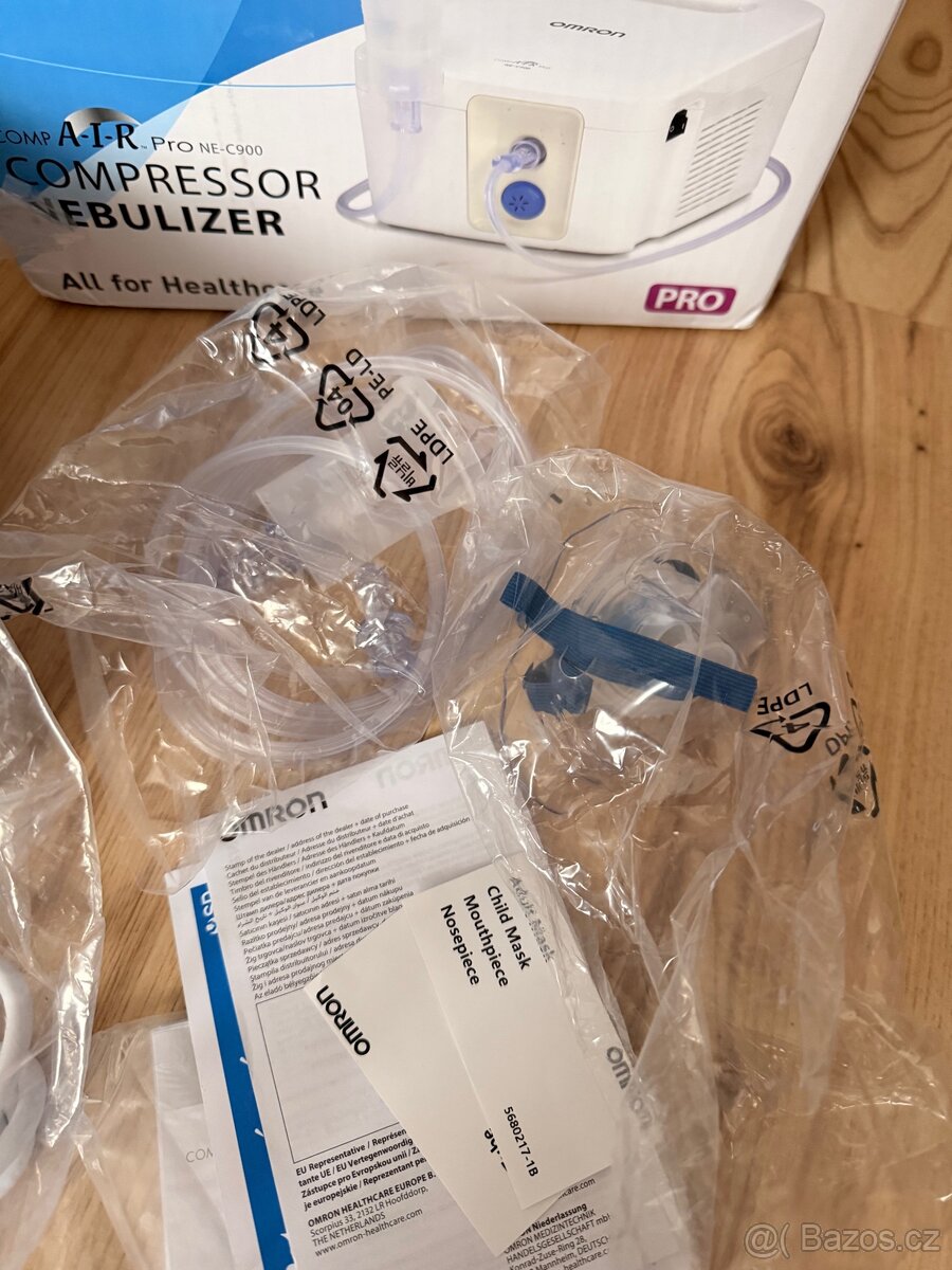 Inhalátor kompresorový OMRON C900 CompAir Pro bílý - 2