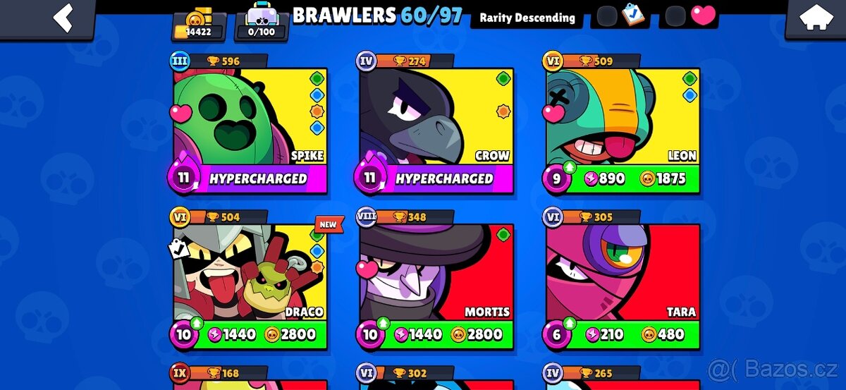 Brawl Stars účet - 2