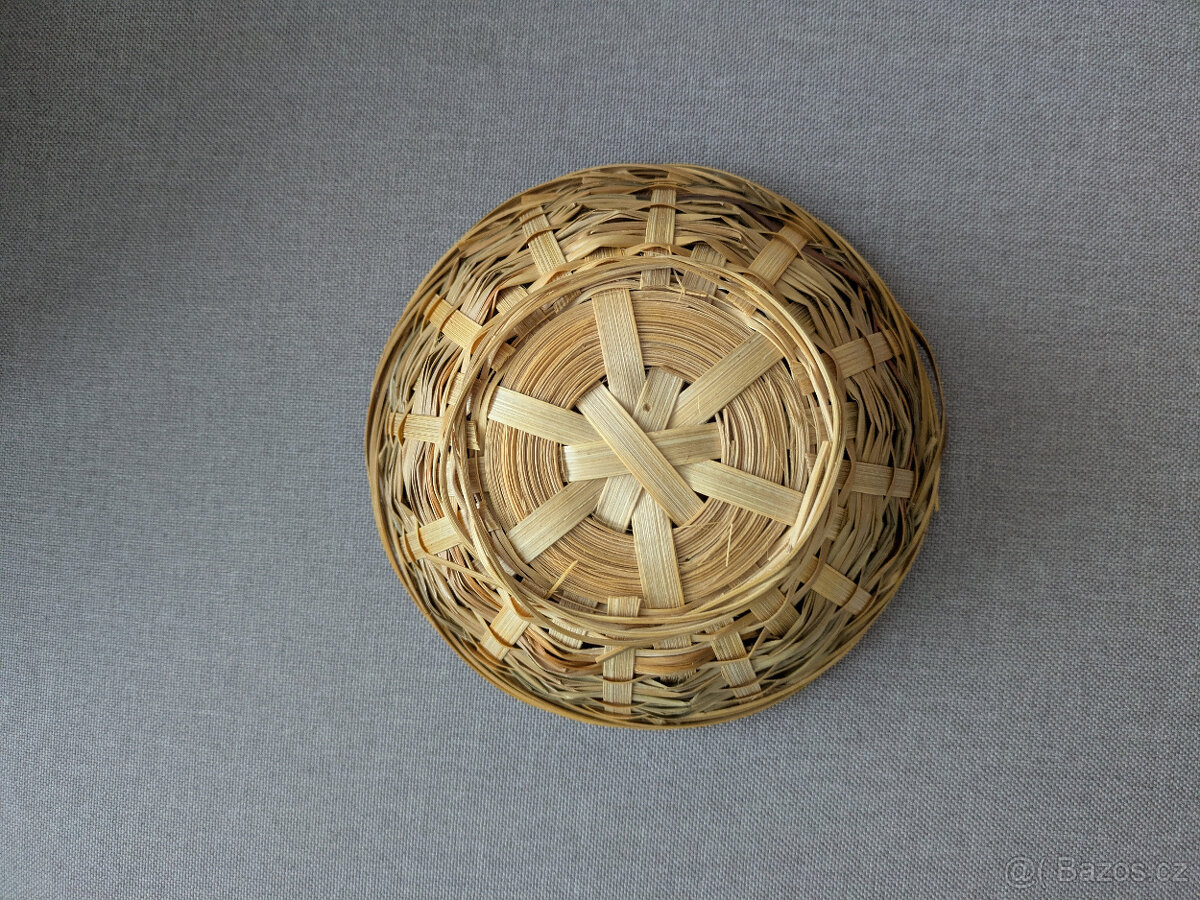 Proutěný košíček, průměr 15 cm - 2