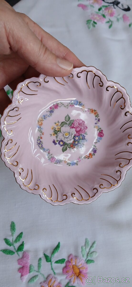 Talířek Leander zdobeny 14k.gold - 2