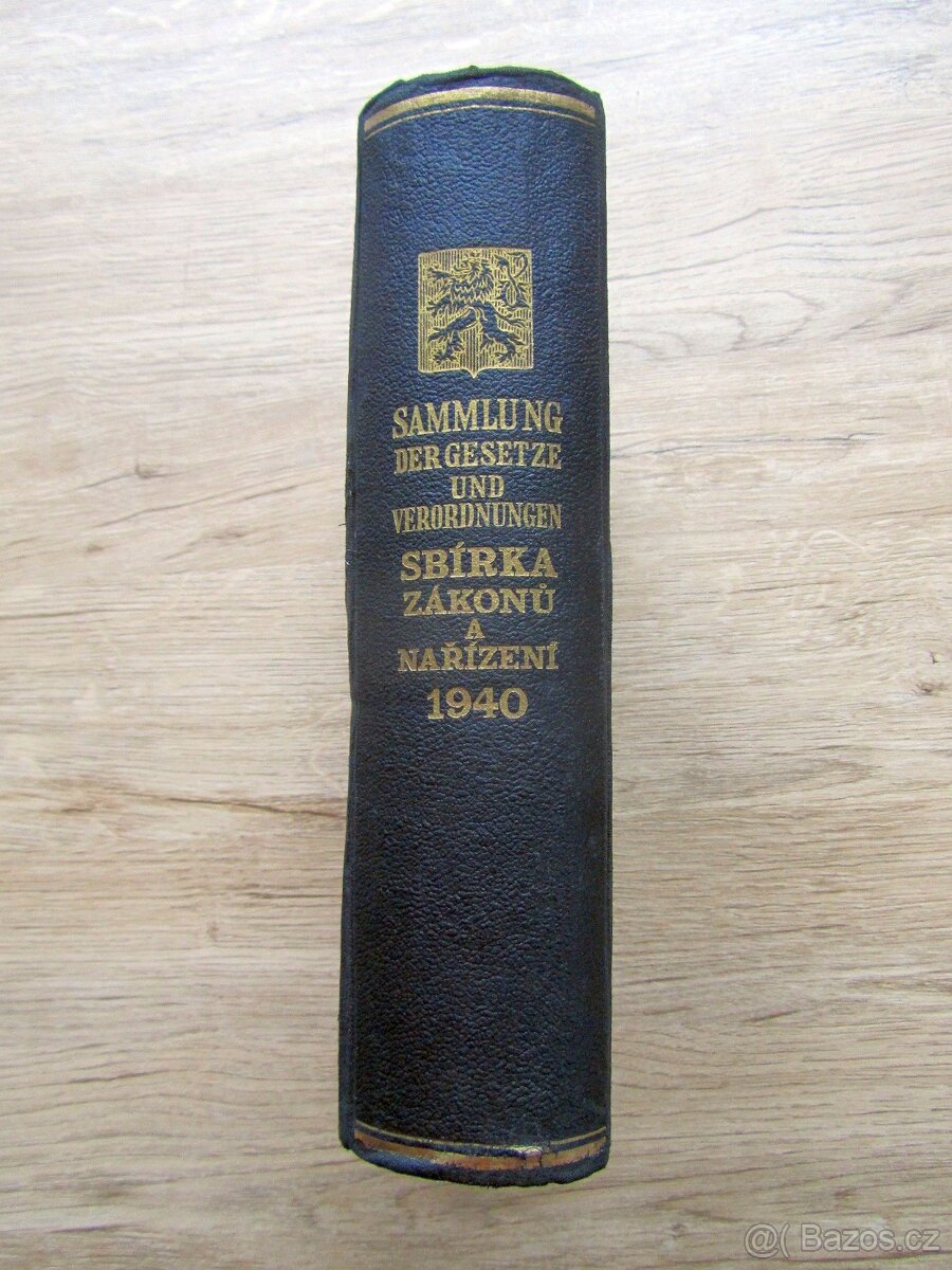Sbírka zákonů a nařízení 1940 Sammlung se státním znakem - 2