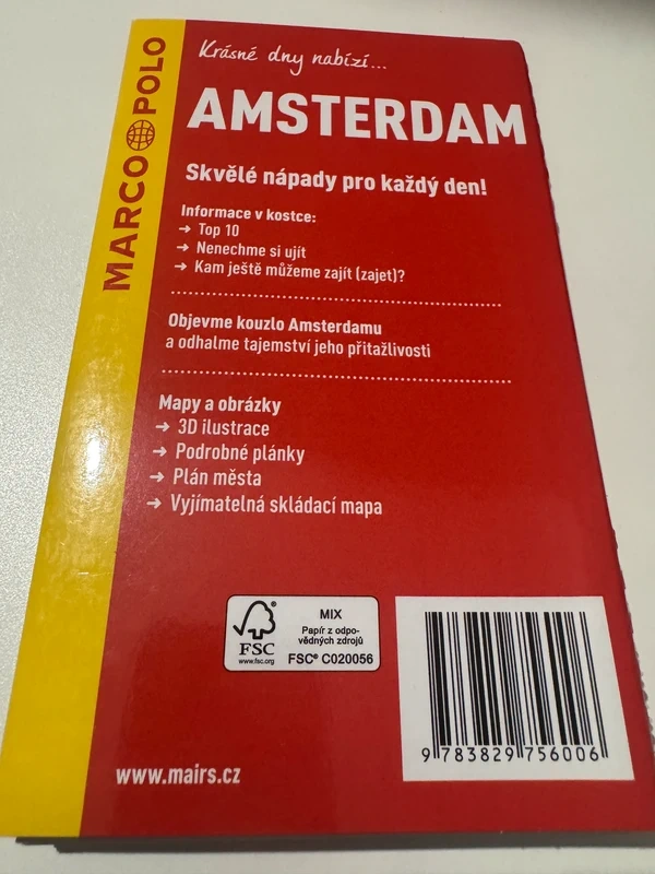 Amsterdam, MarcoPolo Sprievodca/itinerár (s mapou) - 2
