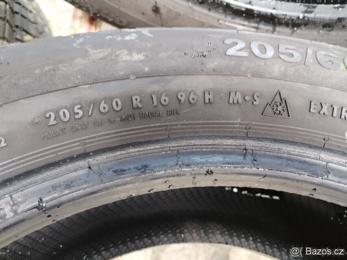 205/60/16 zimni pneu CONTINENTAL a FIRESTONE 205/60 R16 - 2