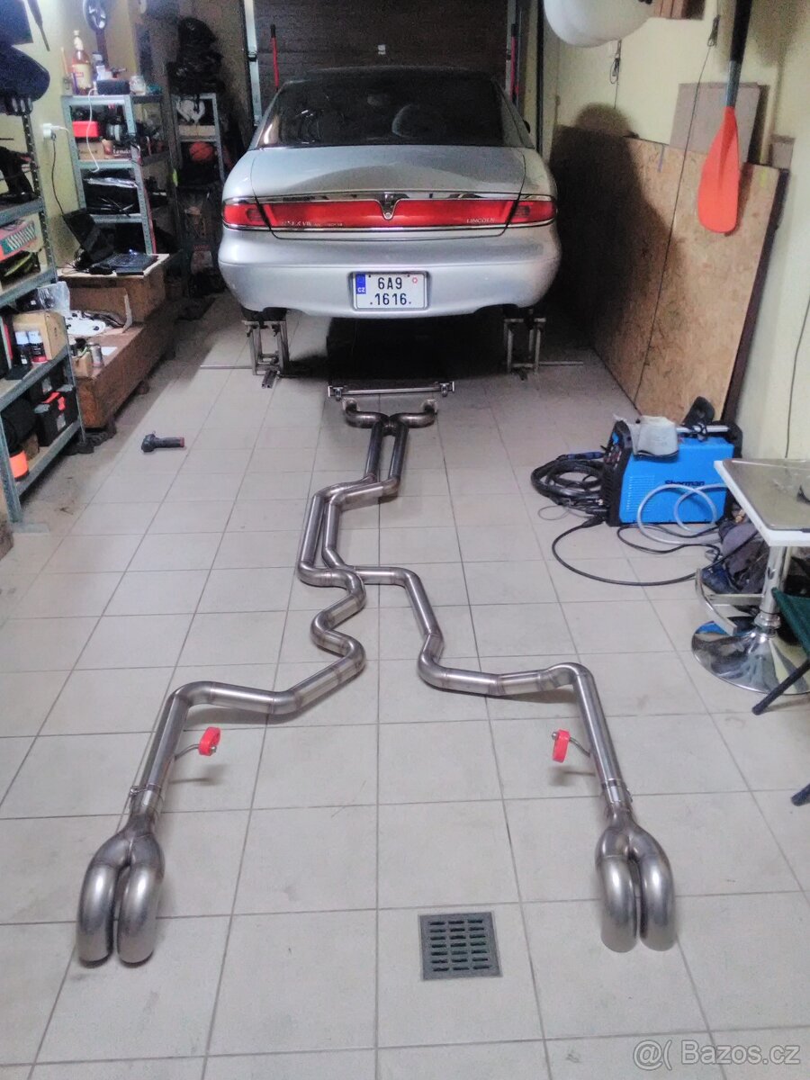 Lincoln Mark VIII 4,6 V8 duální Cat-Back nerezový výfuk