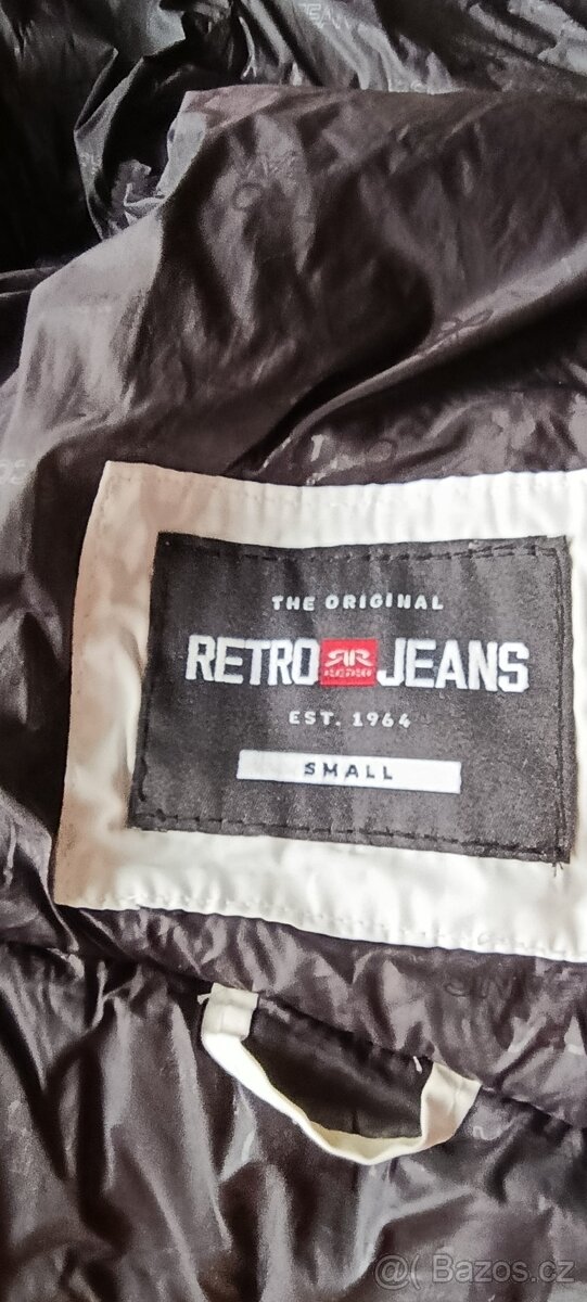 Dámská zimní bunda Retro jeans - 2