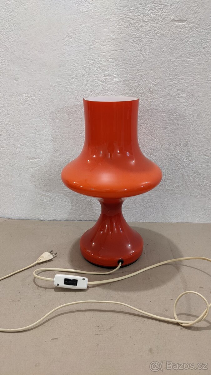 Stará lampa červená ORIGINÁL TYP 337618/11 - 2