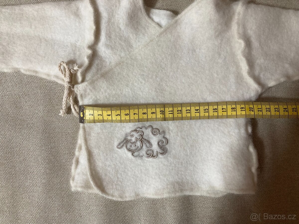 Set pro novorozence ze 100% ovčí vlny Merino (Ovečkárna) - 2