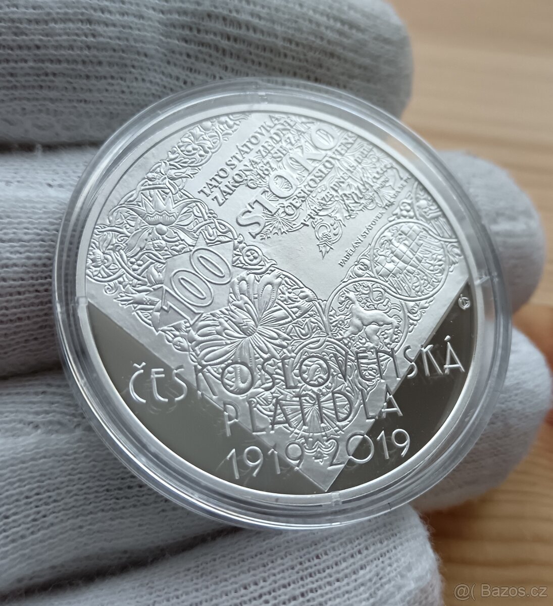 AG pamětní mince ČNB 2019 Vznik Československých Platidel Pr - 2