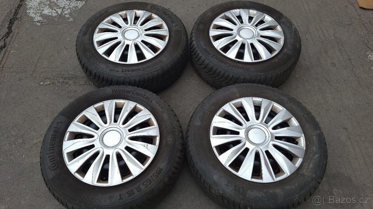 Zánovní zimní kola Conti 15" 5x112 Sharan, Alhambra, Galaxy - 2