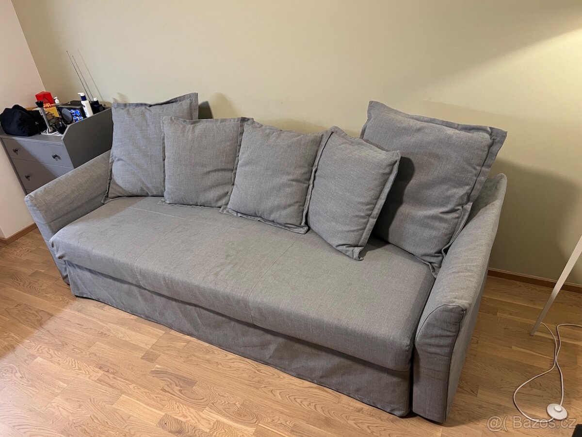 ROZKLÁDACÍ POHOVKA HOLMSUND IKEA ŠEDÁ - 2