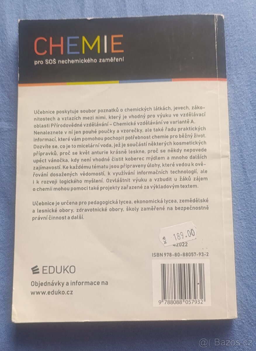 Učebnice chemie pro SOŠ mechanického zaměření - 2