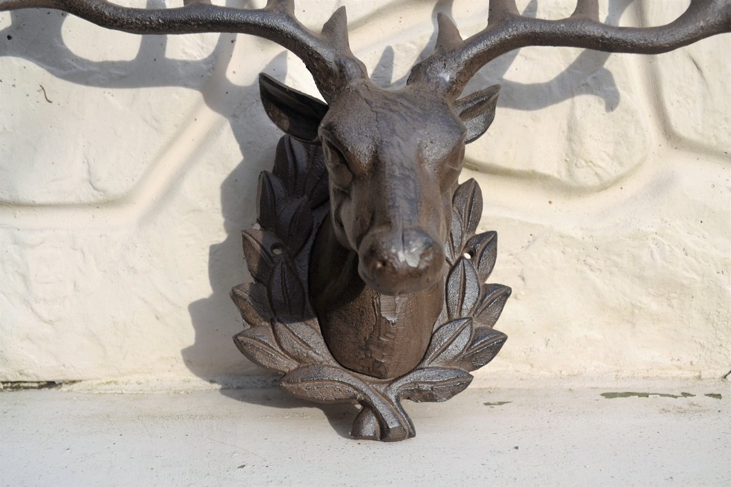 Litinová JELENÍ HLAVA - hnědá - 2