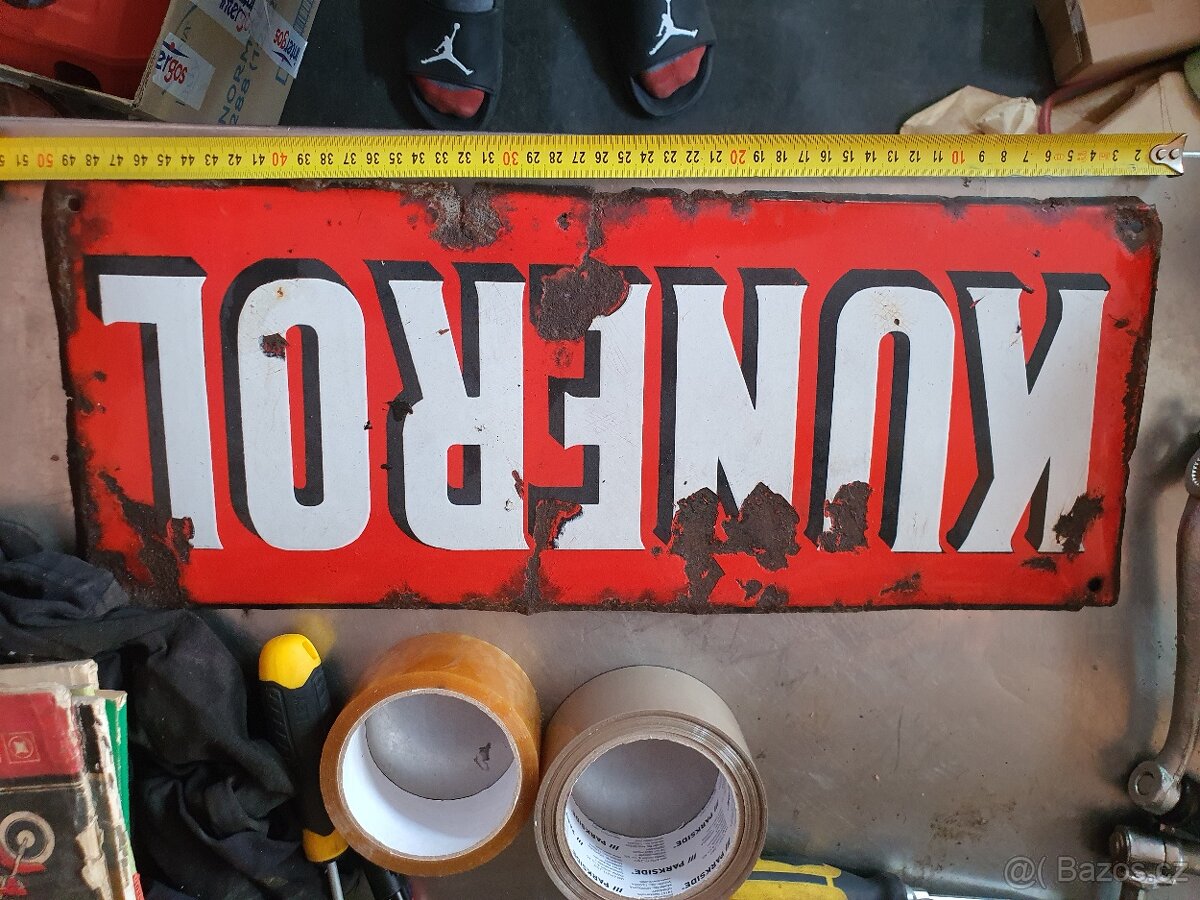 Smaltovaná cedule - 2