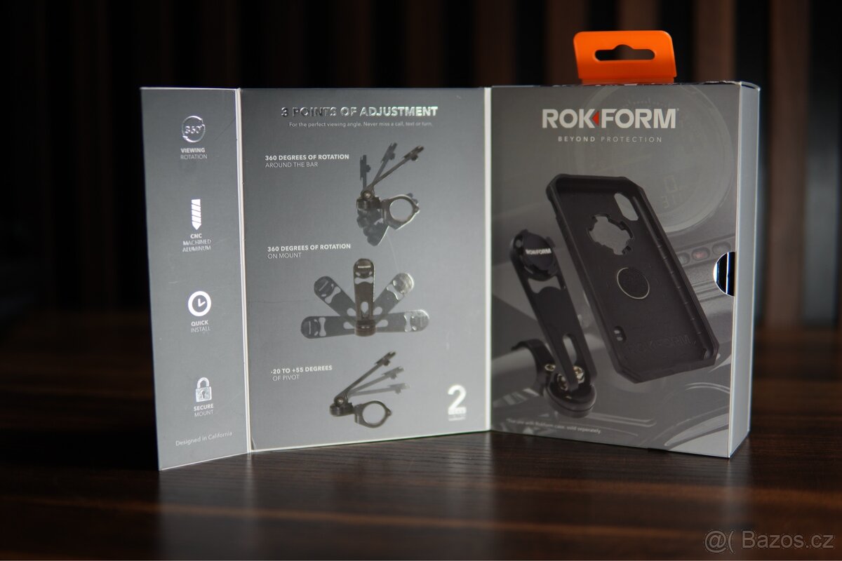 ✅ Rokform držák na řídítka - černý - 2