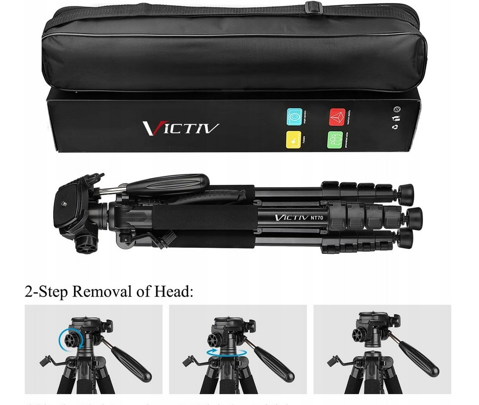 Stativ Victiv NT70, hliníkový, 185 cm - 2