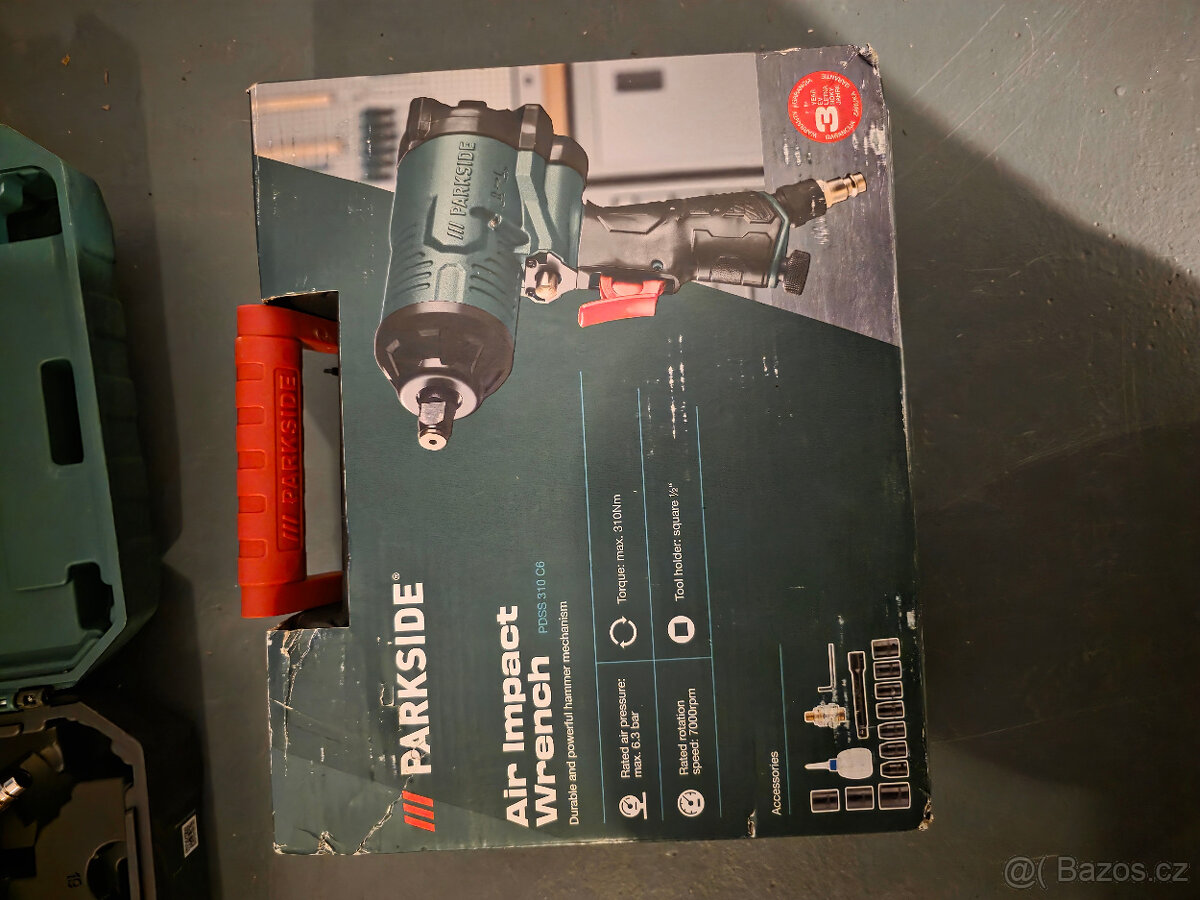 Parkside pneumatický rázový utahovák PDSS 310C6 - 2
