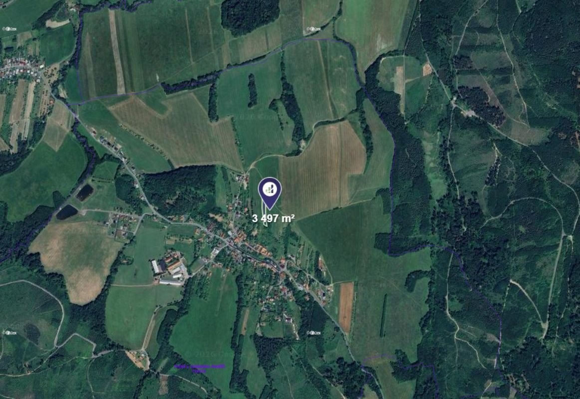 Prodej podílu 5/8 pole 2 186 m², Podolí - 2