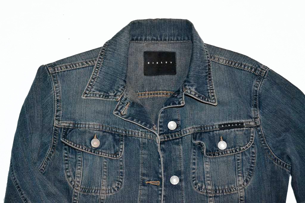Dámská džínová bunda zn. SISLEY vel. M - 2