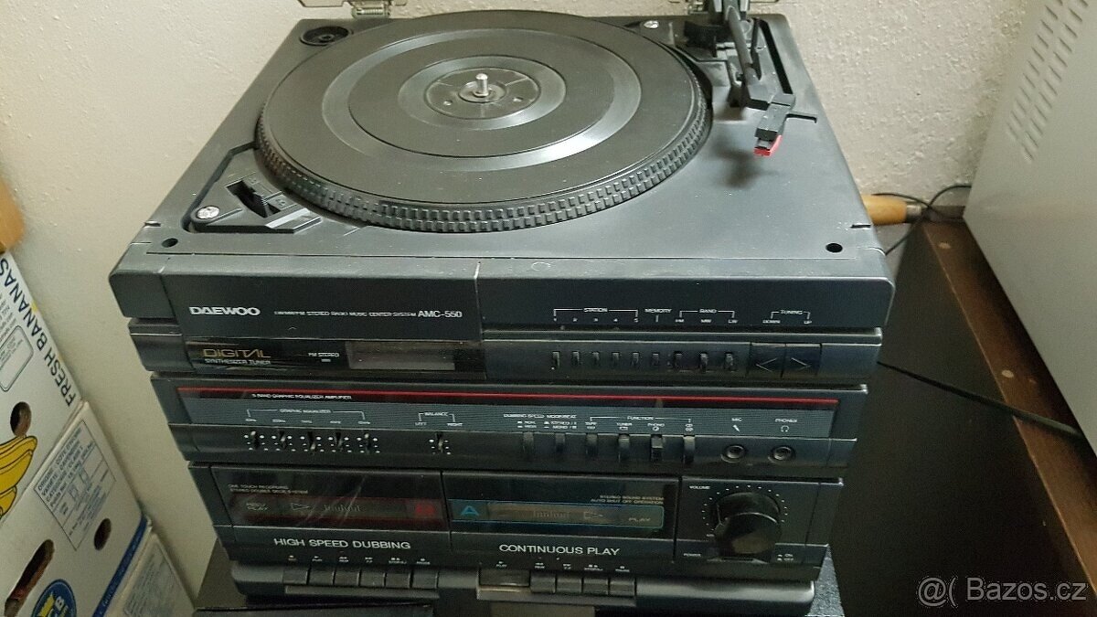 Prodám věž Daewoo funkční gramofon - 2